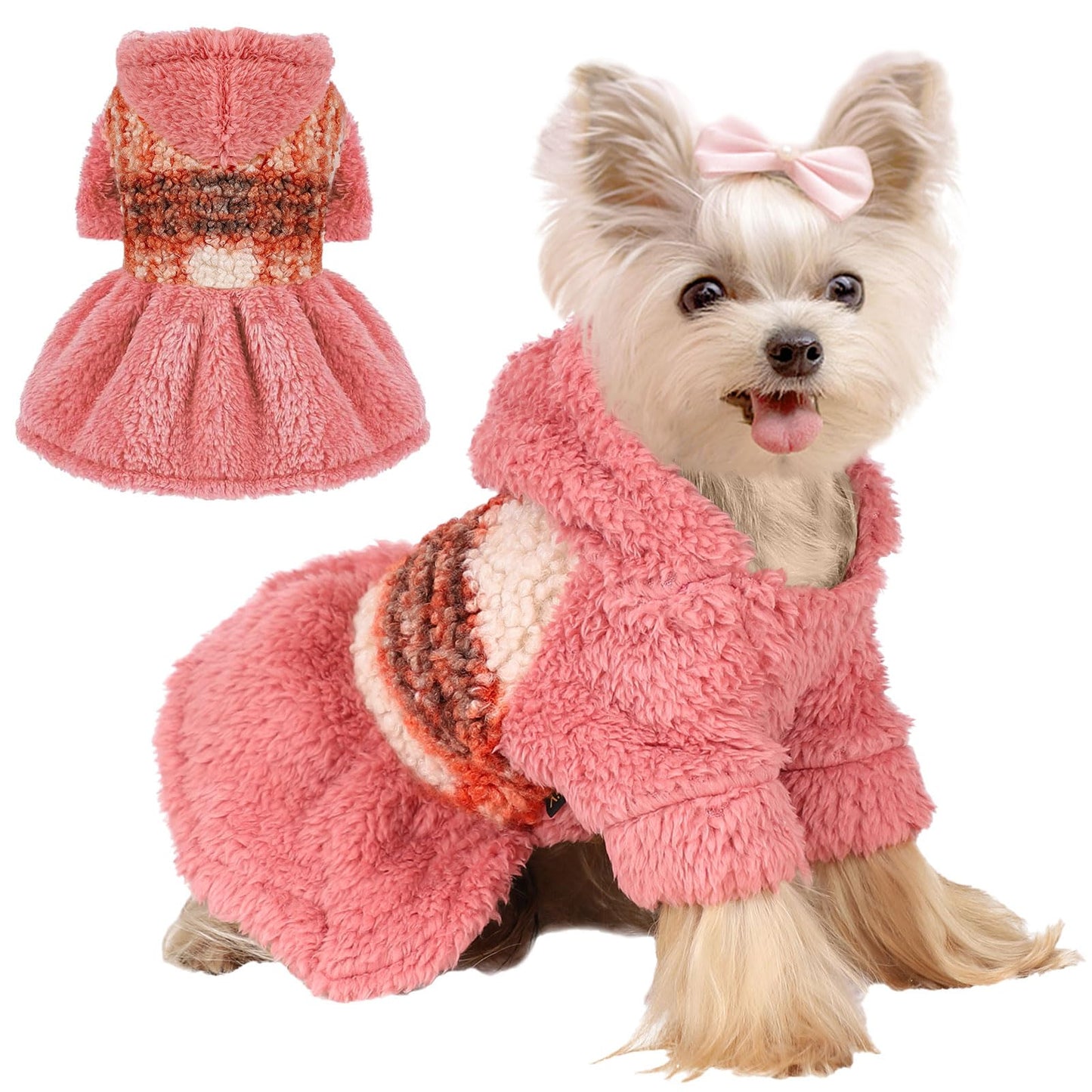 Dog Sweater Dresses for Small Dogs